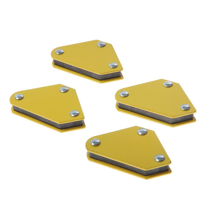 Набор магнитных угольников для сварки ТУНДРА, 45,90,135°, усилие на отрыв 4 кг, 4 шт. Набор магнитных угольников для сварки ТУНДРА, 45,90,135°, усилие на отрыв 4 кг, 4 шт.