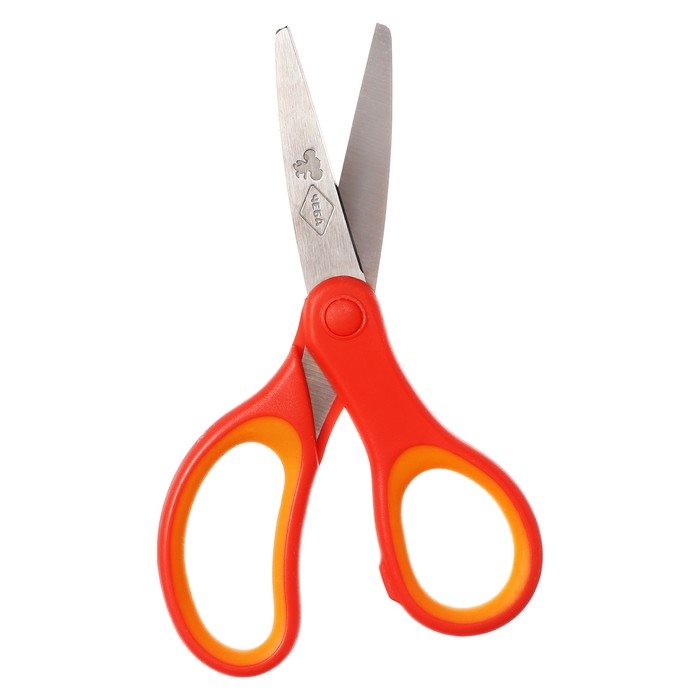 Ножницы детские Мульти-Пульти Ножницы детские Мульти-Пульти "Чебурашка", 13,8см, трай-ми кард, европодвес