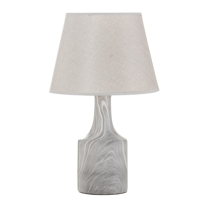 Настольная лампа Настольная лампа "Изель" E14 40Вт серый 22,5х22,5х37 см RISALUX