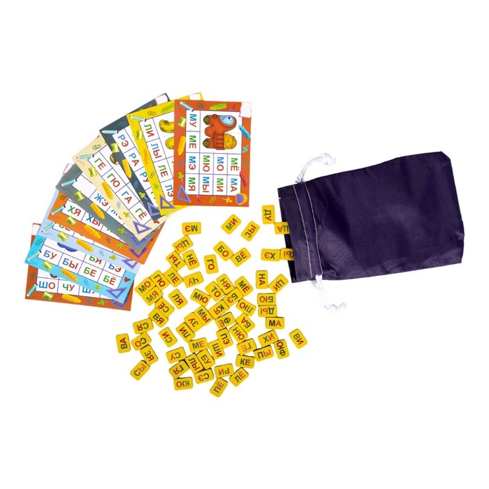 Лото деревянное «Слоги» Лото деревянное «Слоги»