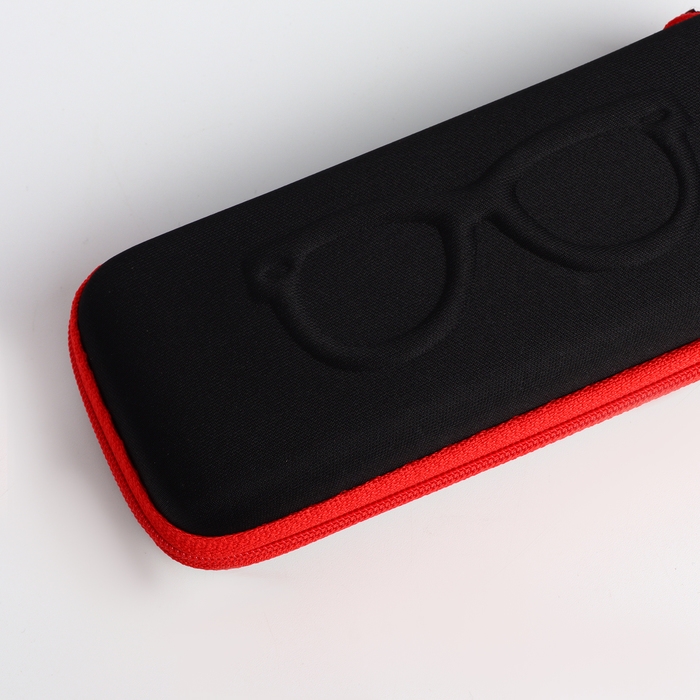 Футляр для очков на молнии, длина 15,5 см, цвет МИКС Футляр для очков на молнии, длина 15,5 см, цвет МИКС