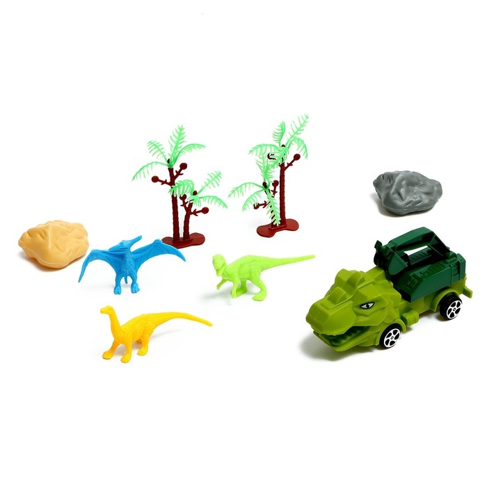 Грузовик &laquo;Парк животных&raquo;, инерция, игровой набор, МИКС