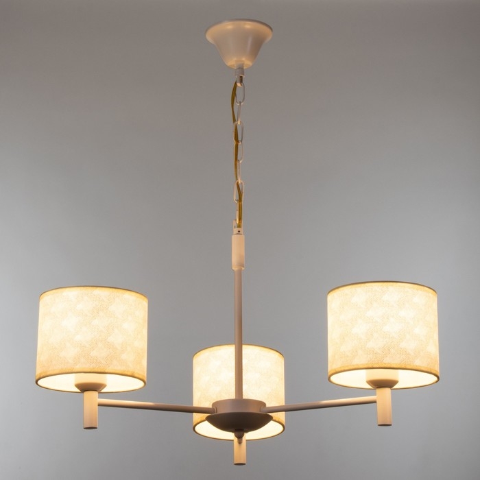 Люстра 1091/3WT 40Вт Е27 белый 60х60х38-78 см BayerLux Люстра 1091/3WT 40Вт Е27 белый 60х60х38-78 см BayerLux