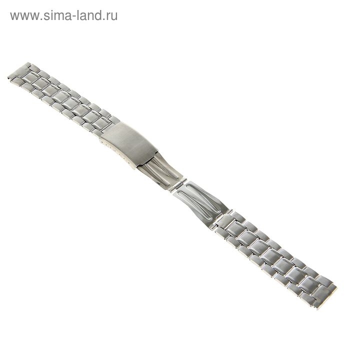 Ремешок для часов Ремешок для часов "Соломон", 18 мм, металл, l-18 см, хром