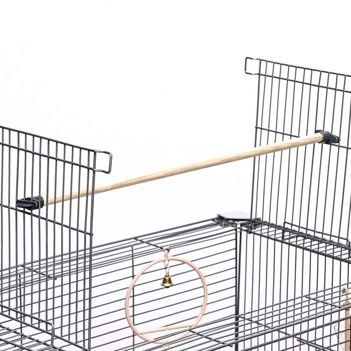 Клетка для птиц Клетка для птиц "Пижон" №104, разборная, 1 секция, 58 х 40 х 48см, бежевая