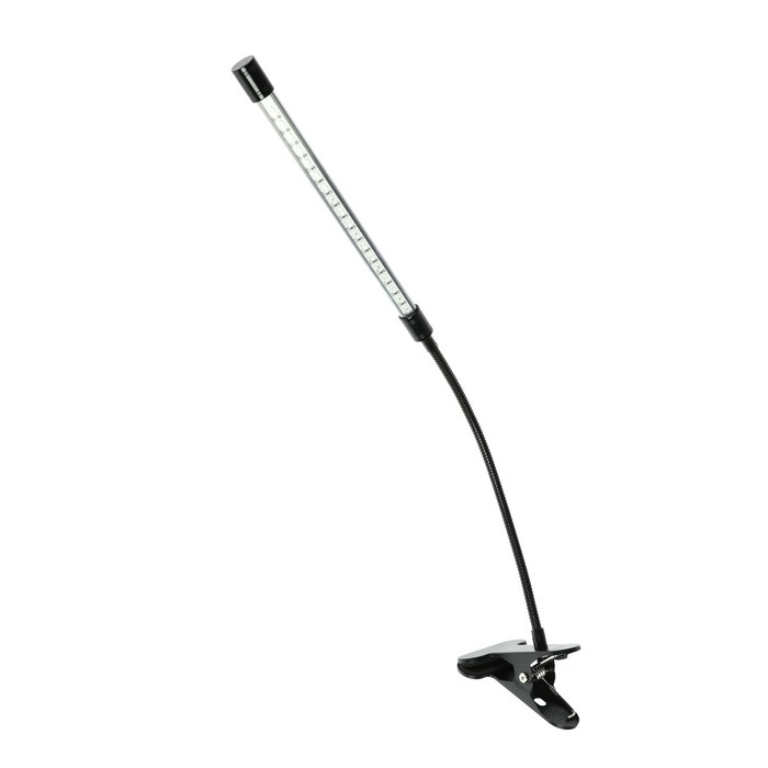 Фитосветильник светодиодный, 9 Вт, 250 мм, IP66, 5 В, USB, биколорный, прищепка, с таймером Фитосветильник светодиодный, 9 Вт, 250 мм, IP66, 5 В, USB, биколорный, прищепка, с таймером