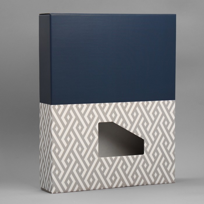 Коробка подарочная под постельное бельё, упаковка, «Геометрия», 47 х 37 х 8.8 см Коробка подарочная под постельное бельё, упаковка, «Геометрия», 47 х 37 х 8.8 см