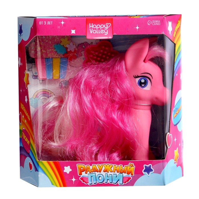 Игрушка «Радужный пони», цвета МИКС Игрушка «Радужный пони», цвета МИКС