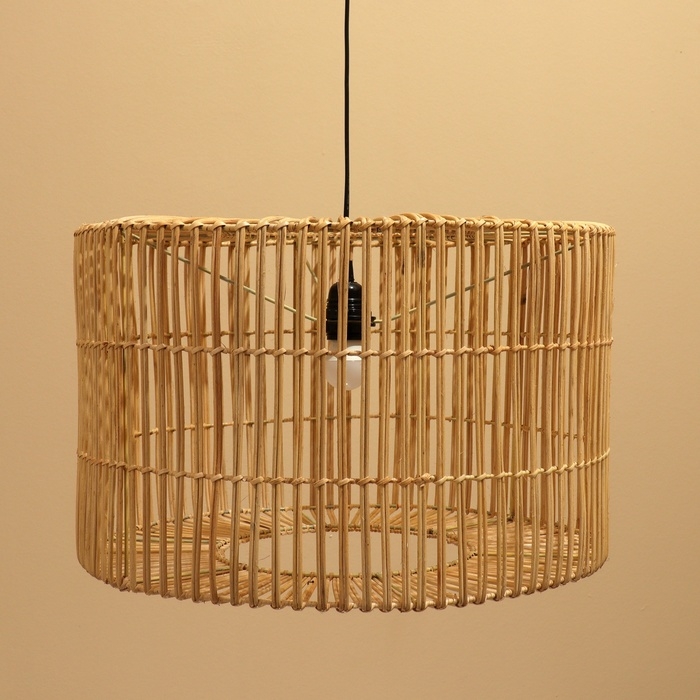 Светильник потолочный из ротанга Светильник потолочный из ротанга "Бима" 1х120Вт, Е27, 50х50х32 см