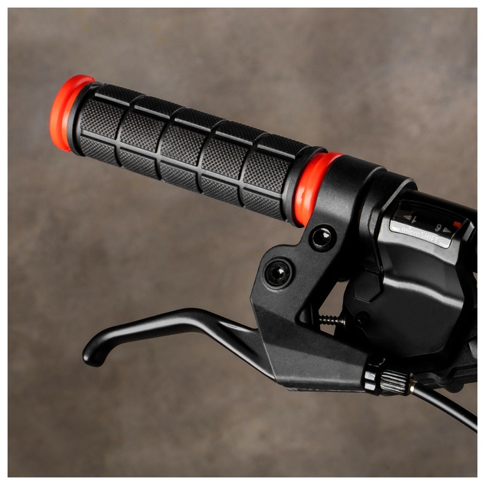 Грипсы Dream Bike, 120 мм, цвет чёрный/красный