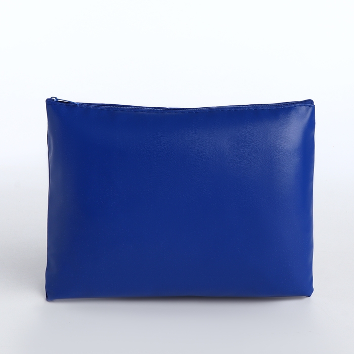 Косметичка на молнии, цвет синий Косметичка на молнии, цвет синий