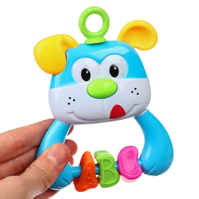 Погремушка «Собачка», цвет МИКС, Крошка Я Погремушка «Собачка», цвет МИКС, Крошка Я