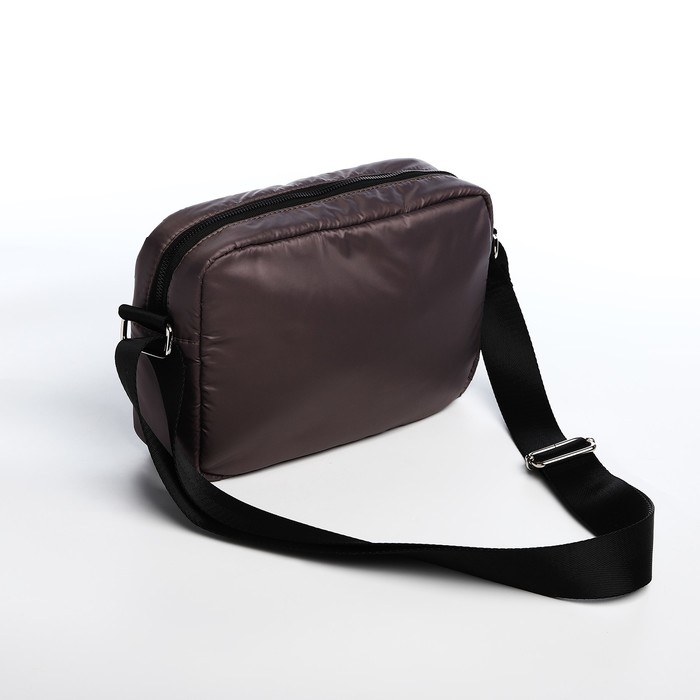 Сумка кросс-боди на молнии, цвет коричневый Сумка кросс-боди на молнии, цвет коричневый