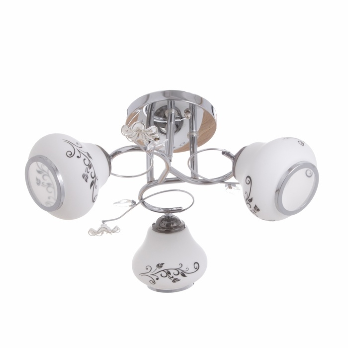 Люстра Люстра "Адена" 3х40Вт Е27 Хром МОДЕЛЬ: 2612380