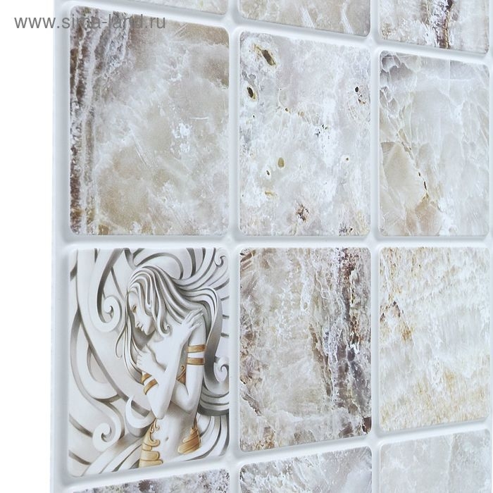 Панель ПВХ Мозаика "Мрамор венецианский" 955*480