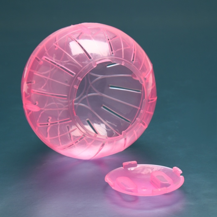 Шар для грызунов на металлическом основании, 12 см, розовый Шар для грызунов на металлическом основании, 12 см, розовый