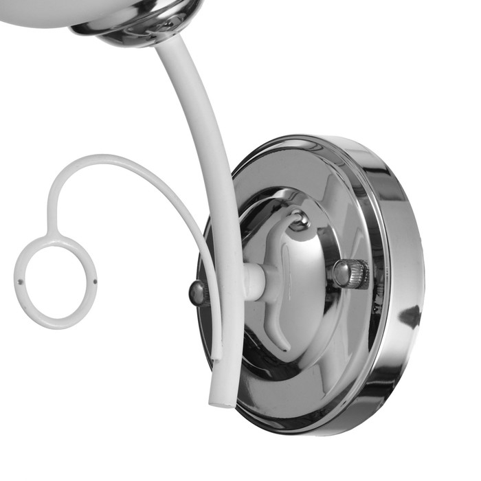 Бра 2452/1 E27 40Вт бело-хромовый