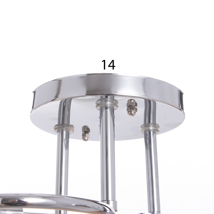 Люстра Люстра "Аура" 3х40Вт Е27 Хром МОДЕЛЬ: 2612363