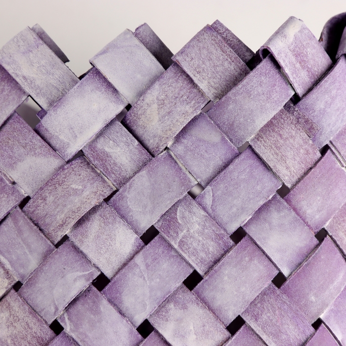 Кашпо плетеное, D14хН11,5см, сиреневый Кашпо плетеное, D14хН11,5см, сиреневый