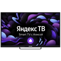 Телевизор Asano 32LH8110T, 32", 1366x768, DVB-T/С, HDMI 2, USB 2, SmartTV, черный