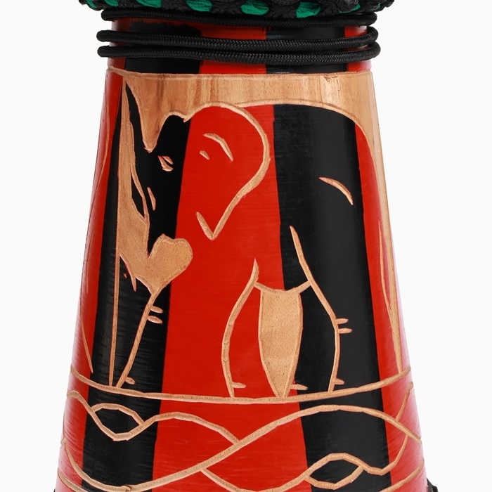 Барабан Джембе Барабан Джембе "Слон", 23 х 50 см, красный