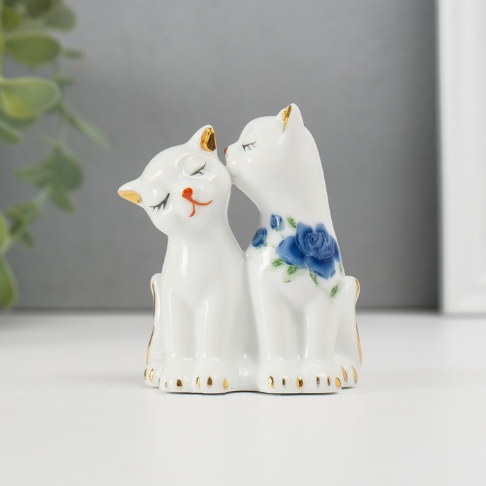 Сувенир  Сувенир "2 киски неженки" 7,5х6 см