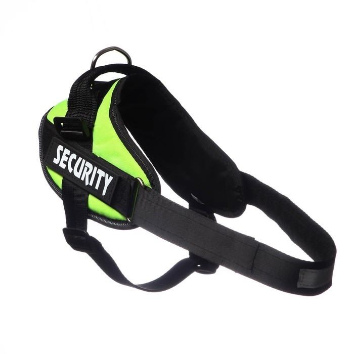 Шлейка К9 мягкая светоотражающая, размер M, ОГ 55-65 см, вес 11-20 кг, зелёная Шлейка К9 мягкая светоотражающая, размер M, ОГ 55-65 см, вес 11-20 кг, зелёная