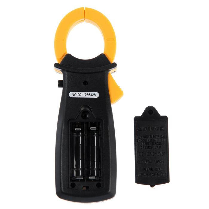 Токовые клещи ТУНДРА, DT3266L, ACV/DCV, ACA, 2KΩ-200MΩ, прозвон, подсветка Токовые клещи ТУНДРА, DT3266L, ACV/DCV, ACA, 2KΩ-200MΩ, прозвон, подсветка