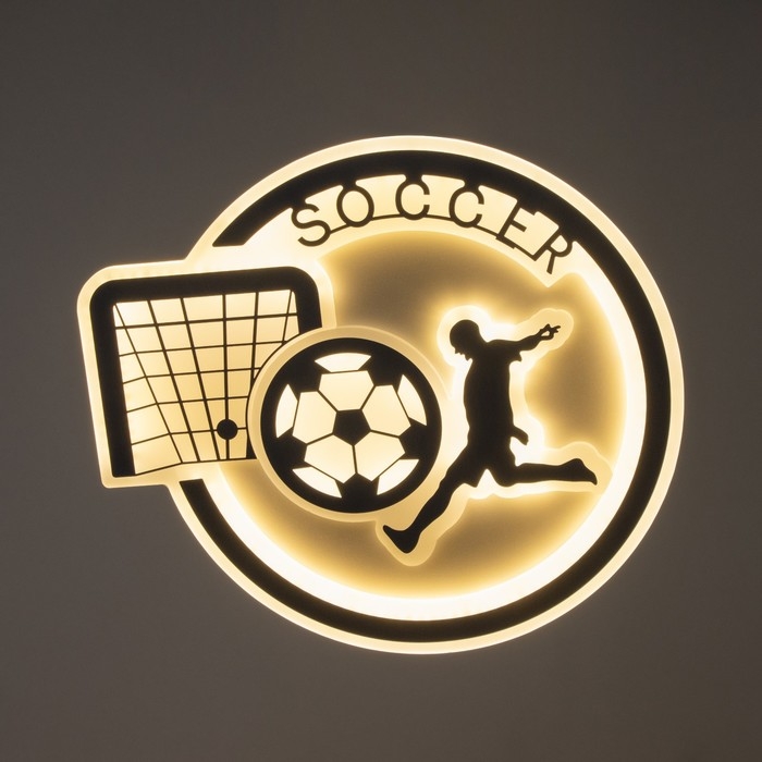 Люстра Люстра "Футбол" LED 68Вт 2 режима синий 55х50х10см