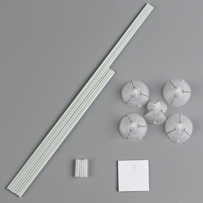 Стойка для воздушных шаров на 5 шаров, высота 60 см Стойка для воздушных шаров на 5 шаров, высота 60 см