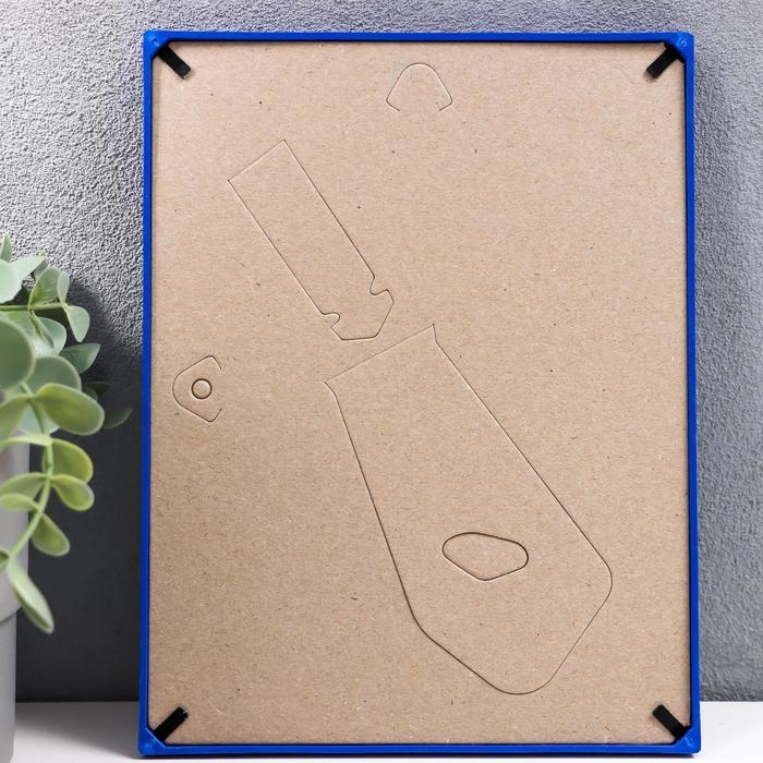 Фоторамка пластик L-4 15х21 см синий (пластиковый экран) Фоторамка пластик L-4 15х21 см синий (пластиковый экран)