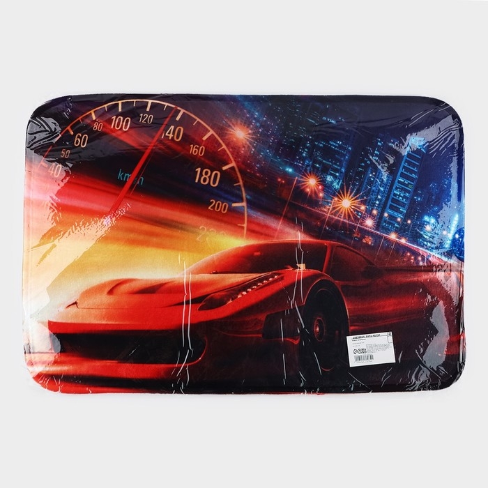 Коврик придверный  Коврик придверный "Машина", 40 х 60 см