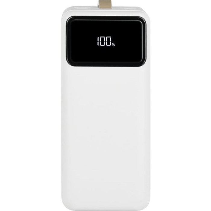 Внешний аккумулятор TFN Porta LCD PD, 40000 мАч, 2 USB, Type-C, microUSB, белый Внешний аккумулятор TFN Porta LCD PD, 40000 мАч, 2 USB, Type-C, microUSB, белый