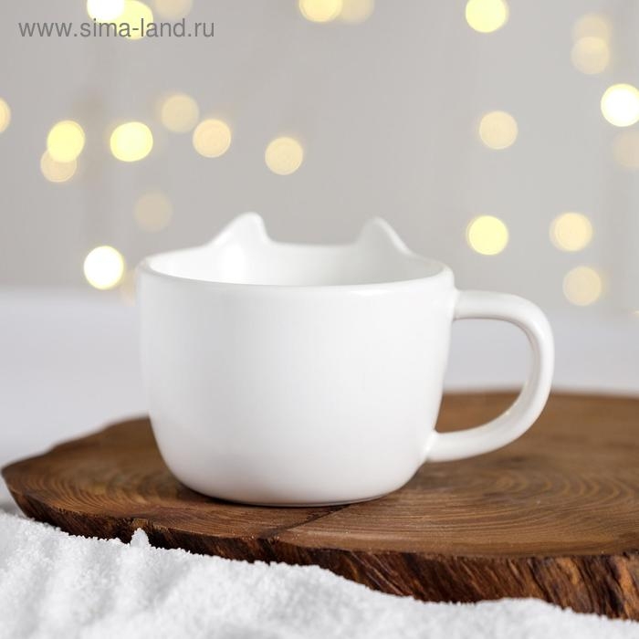 Набор «Счастье уже здесь», кружка 200 мл, блюдечко 18х11 Набор «Счастье уже здесь», кружка 200 мл, блюдечко 18х11