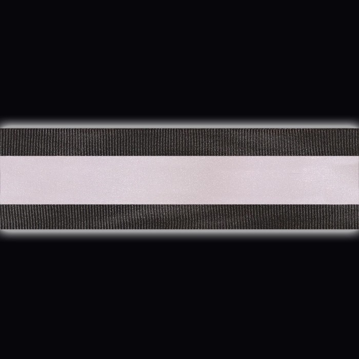 Светоотражающая лента стропа, 40 мм, 5 ± 1 м, цвет чёрный Светоотражающая лента стропа, 40 мм, 5 ± 1 м, цвет чёрный