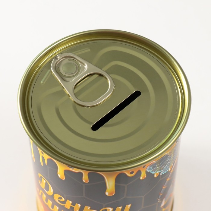 Копилка-банка металл Копилка-банка металл "Деньги липнут"