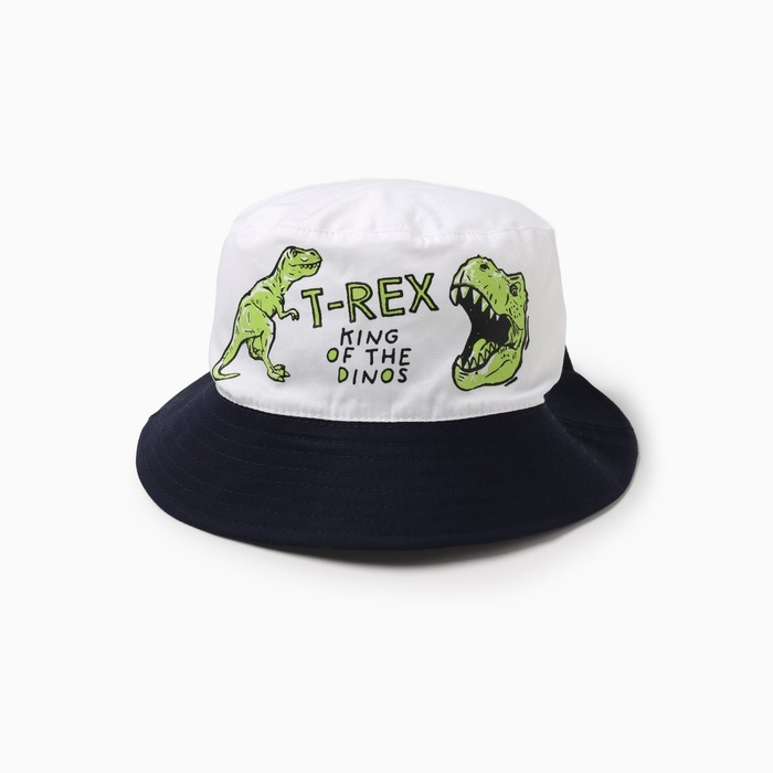 Панама детская, цвет белый/синий, размер 50-52 Панама детская, цвет белый/синий, размер 50-52