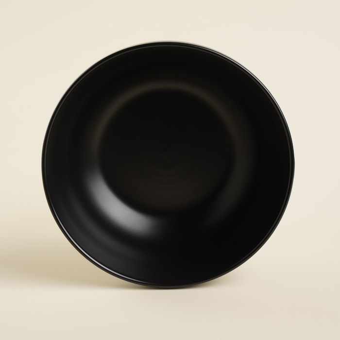 Набор тарелок фарфоровых глубоких SL Home «Дарк», d=18,5 см,цвет чёрный Набор тарелок фарфоровых глубоких SL Home «Дарк», d=18,5 см,цвет чёрный