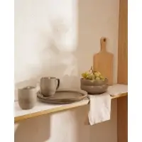Тарелки SL Home &laquo;Мольвено&raquo;, d=21.4 см, фарфор, набор 2 шт., зелёные
