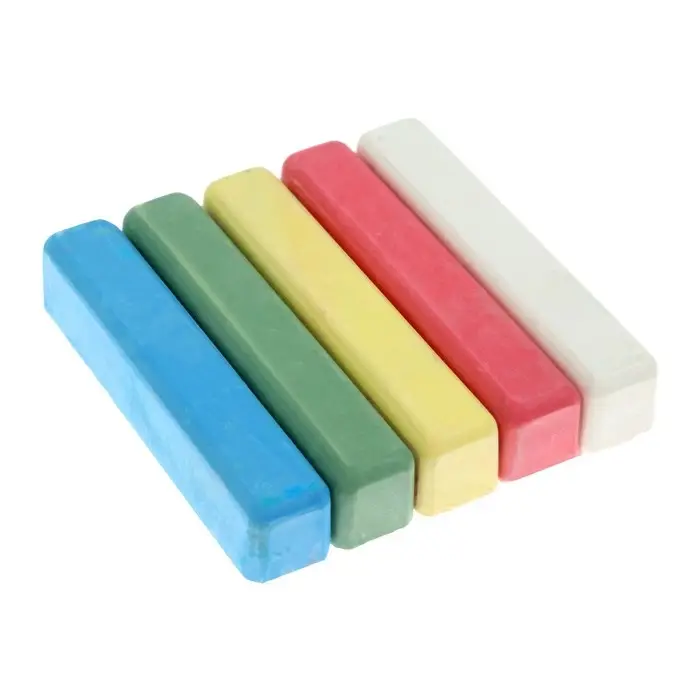 Мелки цветные для асфальта 5 штук Calligrata, квадратные Мелки цветные для асфальта 5 штук Calligrata, квадратные