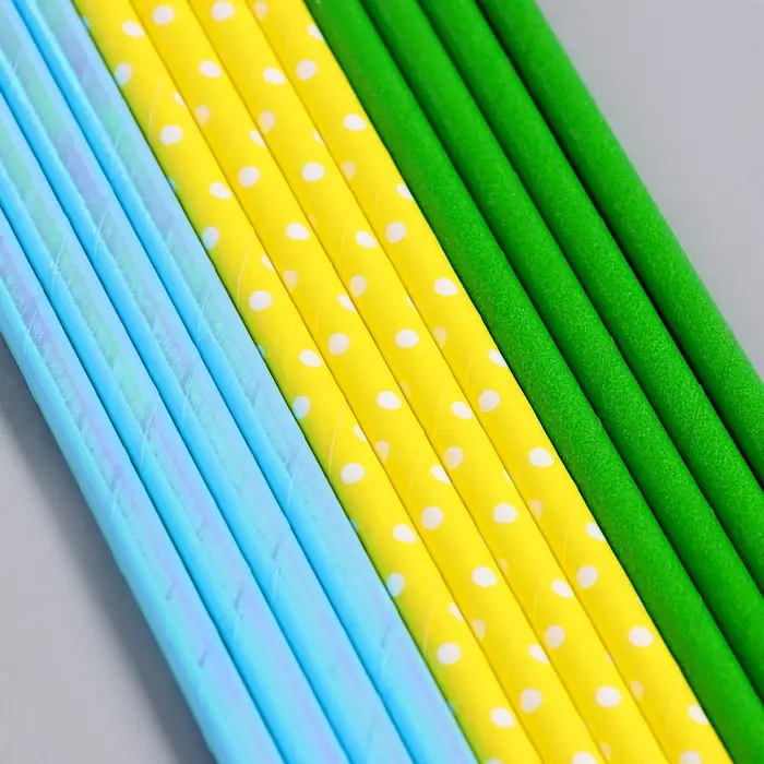 Трубочки бумажные 12 шт «Лето» Трубочки бумажные 12 шт «Лето»