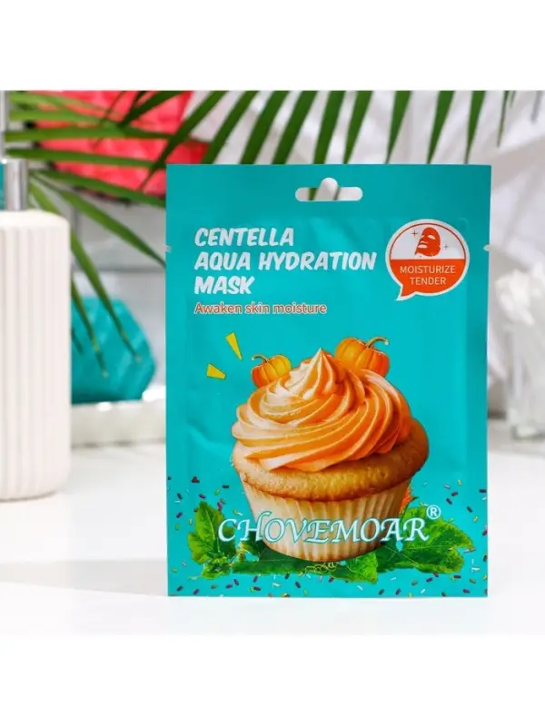Маска тканевая увлажняющая для лица c центеллой и гиалуроновой кислотой Маска тканевая увлажняющая для лица c центеллой и гиалуроновой кислотой