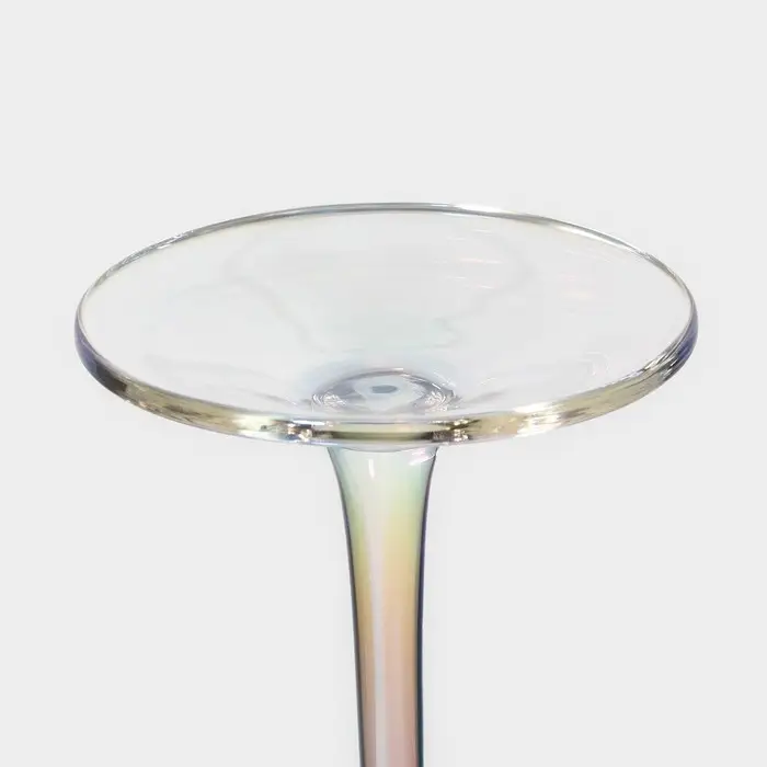 Бокалы для шампанского Magistro &laquo;Дарио&raquo;, 180 мл, 7&times;27.5 см, набор 6 шт., стекло, перламутровые