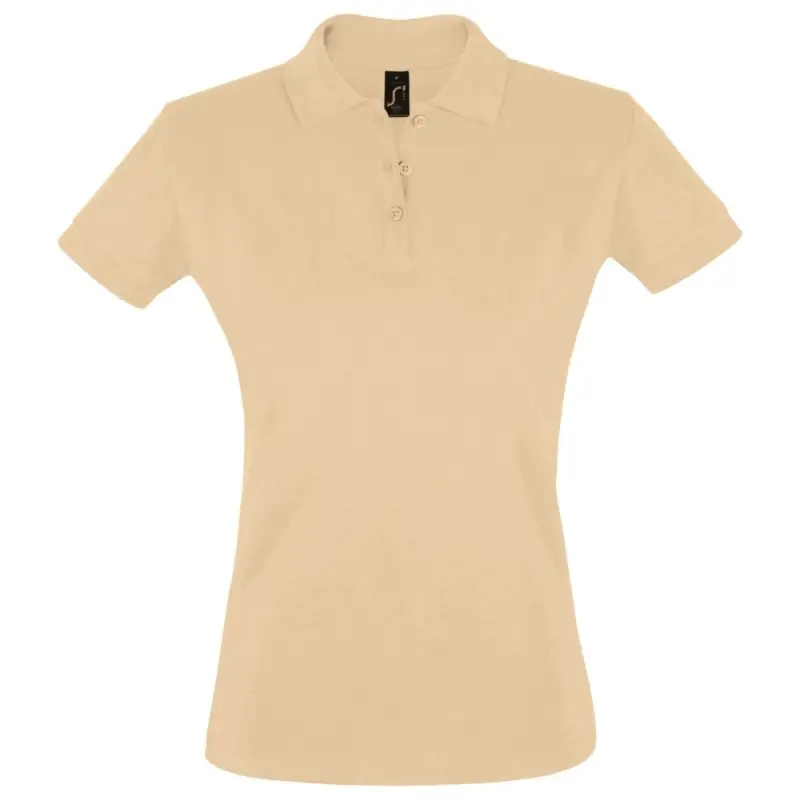 Рубашка поло женская Perfect Women 180, песочная, размер S