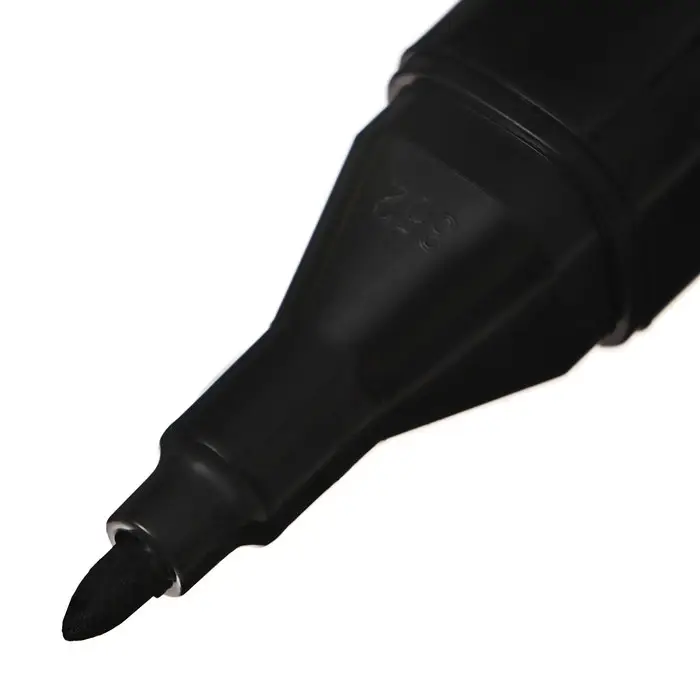 Маркер художественный двусторонний Mazari Маркер художественный двусторонний Mazari "FANTASIA" black, пишущие узлы 3,0 - 6,2 мм