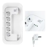 Сетевой фильтр на 5 розеток + 3 USB 2M 2500W SE5334 (SN5311) LDNIO универсальная розетка