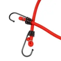 Резинка крепления груза 80 см х 8 мм, 2 шт (метал.крючки) AVS TL-06