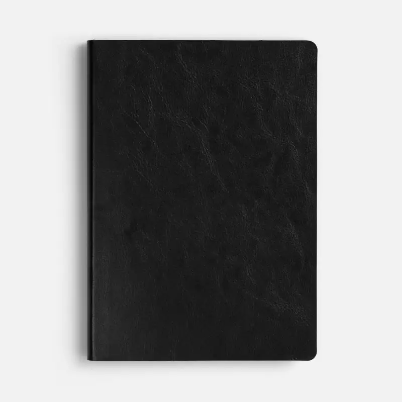 Ежедневник Doppio, недатированный, черный с красным Ежедневник Doppio, недатированный, черный с красным