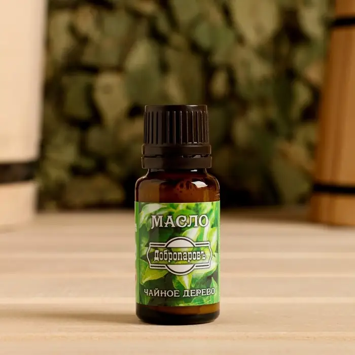 Эфирное масло Эфирное масло "Чайное дерево" в коробке с подвесом 15 мл "Добропаровъ"