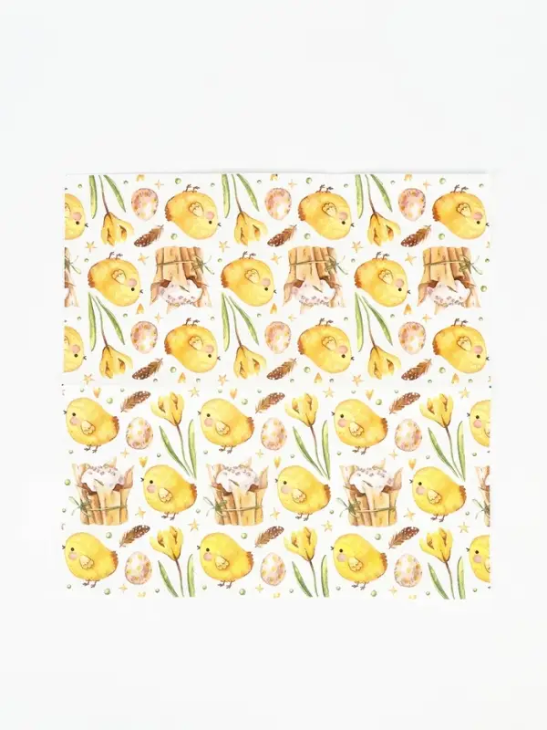 СФ Pero Prestige 33х33  "Цыплята" 3слоя 20л, 12 в тр.уп.